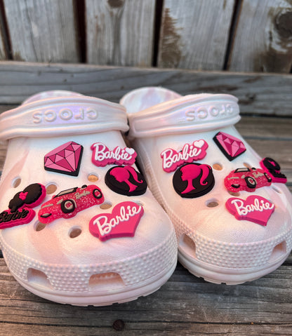 1pcs barbie Shoe Charms Decorations For Croc DIY popular singer