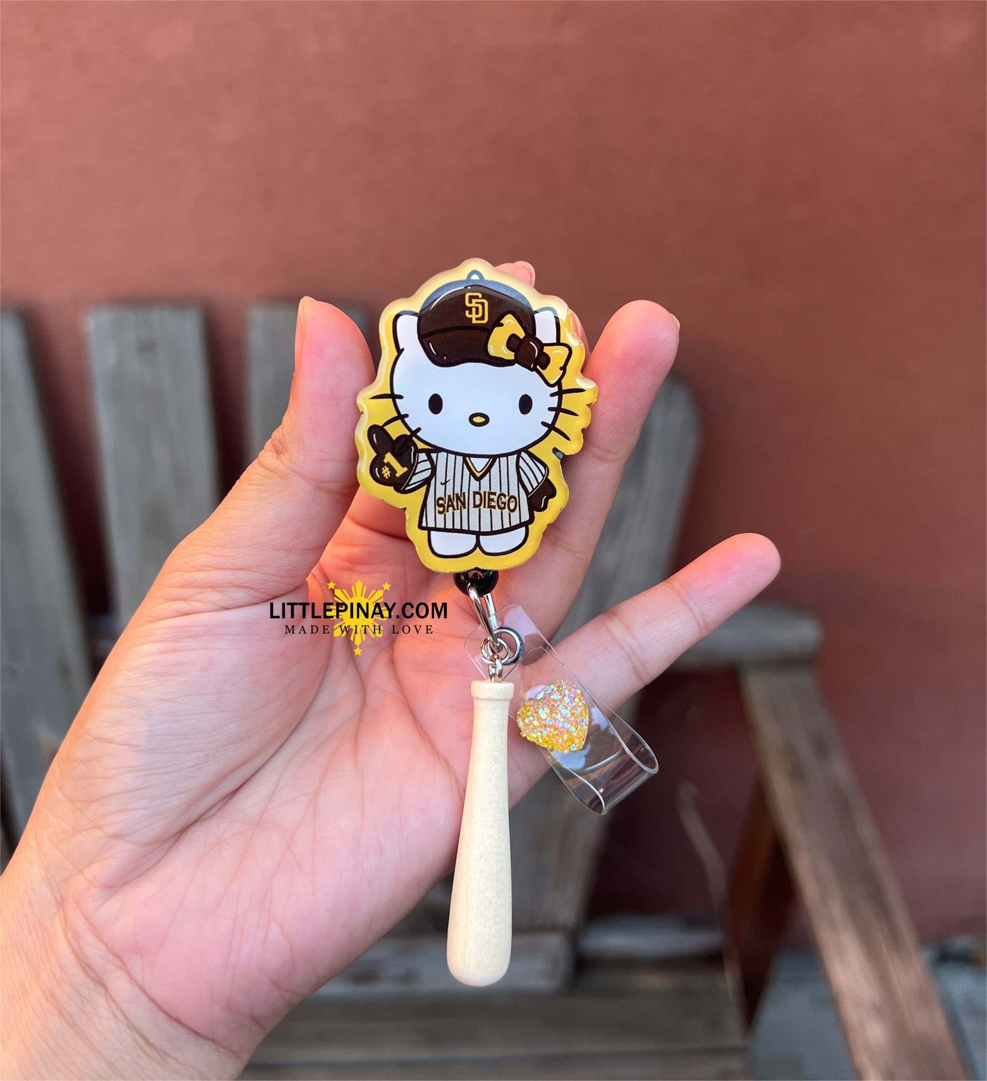 Filipino Hello Kitty ID Badge Reel , Retractable , Alligator Clip – Little  Pinay Shop